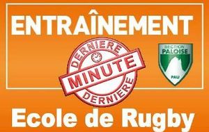 EdR : entraînements du samedi 9