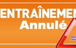 EdR : entraînement annulé samedi