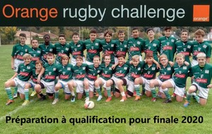 Les minimes en sélection et qualification pour le Orange Rugby Challenge 2020