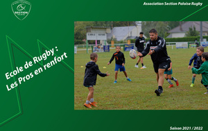 Ecole de Rugby : les Pros en Renfort