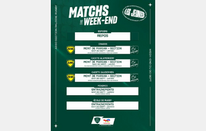 Démarrage du championnat pour nos jeunes