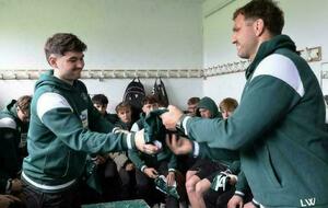 Remise de maillots spéciale pour nos Crabos et Cadets