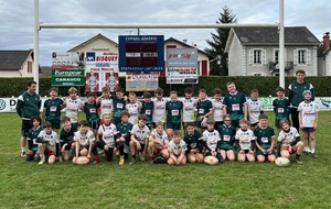 U12 : rugby partage avec l'entente de la Soule SAM Xiberua