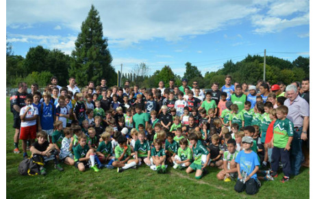 Les PRO à l'école de rugby