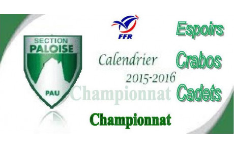 Championnat saison 2015-2016