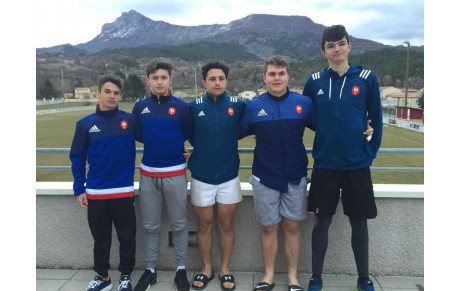 Fin de stage en bleu pour nos petits verts