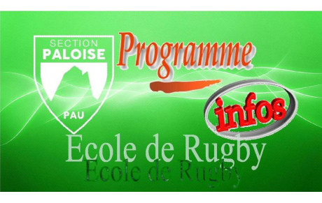 l'Ecole de rugby en tournois cette semaine.