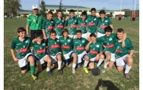 Les minimes vainqueurs du tournoi de Aire