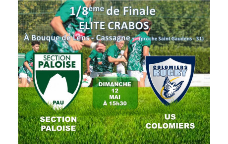 Les Crabos en 8e de finale Elite dimanche