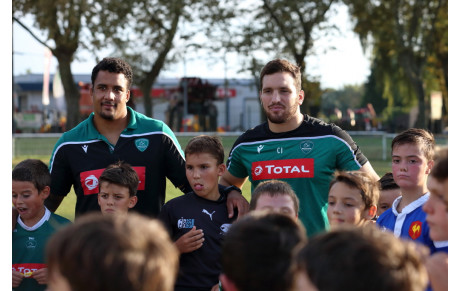 Visite des Pros à l'Ecole de Rugby