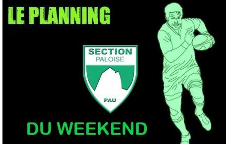 Planning du weekend