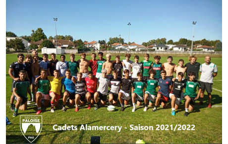 C'est la reprise pour les Cadets ALAMERCERY