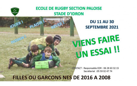 Semaine des écoles de rugby