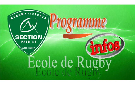 DES PROS À L'ÉCOLE DE RUGBY DE LA SECTION PALOISE