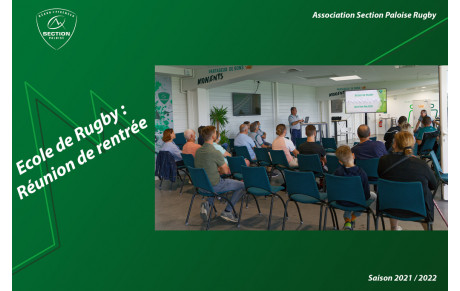 EdR : Réunion de rentrée