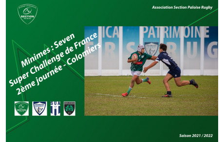 Minimes : Tournoi Seven 2ème Journée