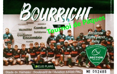 Bourriche Tournoi de Pâques