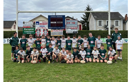 U12 : rugby partage avec l'entente de la Soule SAM Xiberua