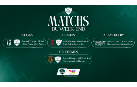 Programme du weekend
